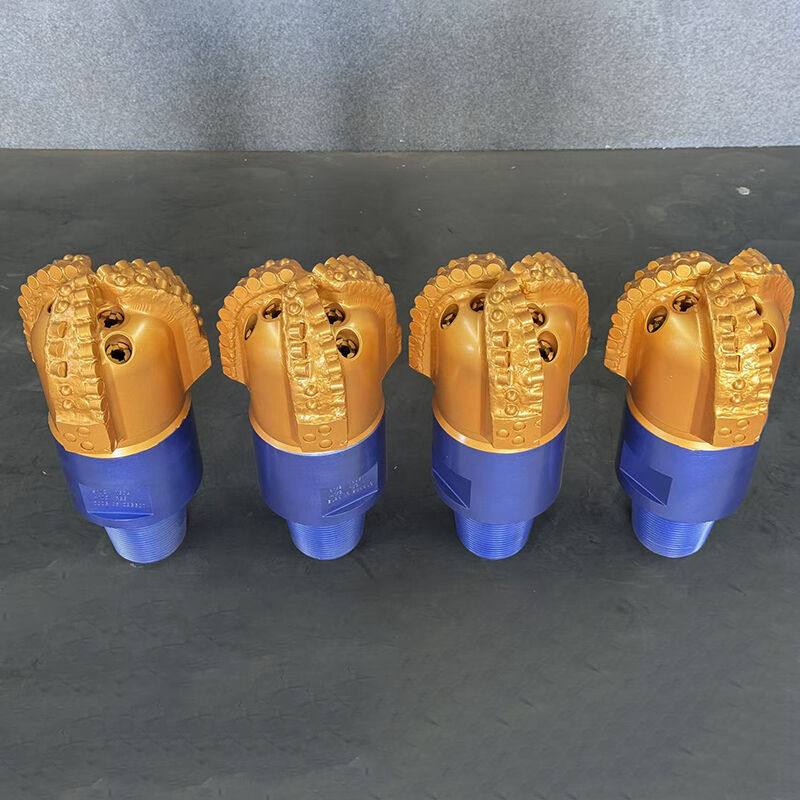 Alat Pemotong Batu untuk Pengeboran Sumur Air, 3 Bilah, 8 1/2 inci (215.9mm), Mata Bor, Badan Matriks Berlian Pdc