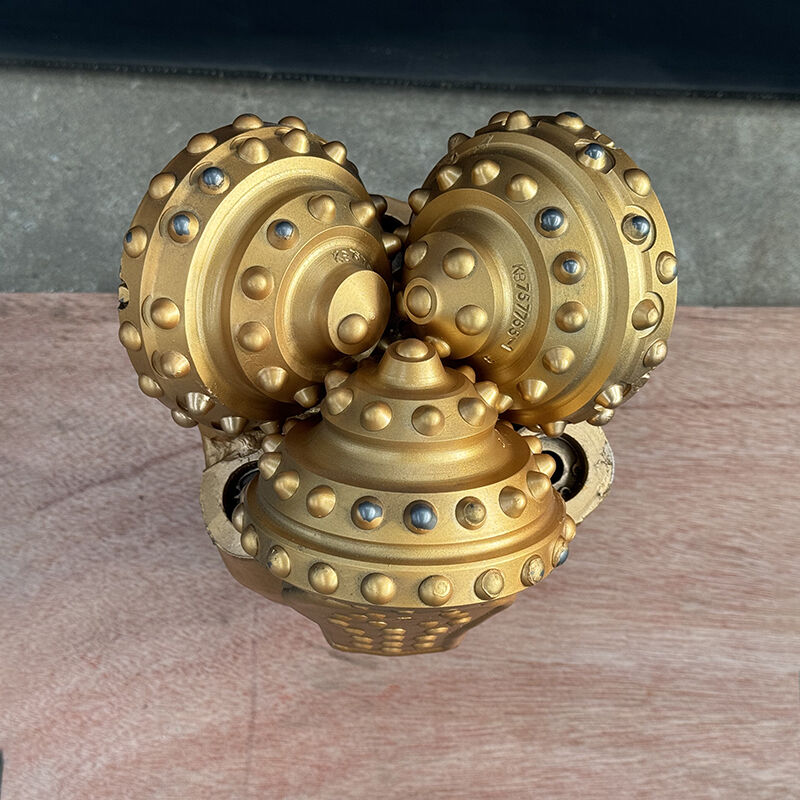 Mata bor tricone gigi baja 6 1/2 inci IADC637 untuk pengeboran cepat di formasi lunak